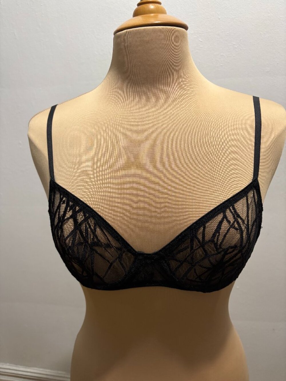 Kiki de Montparnasse black lace underwire bra
